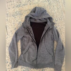 lululemon athletica Gray Hoodie Jacket